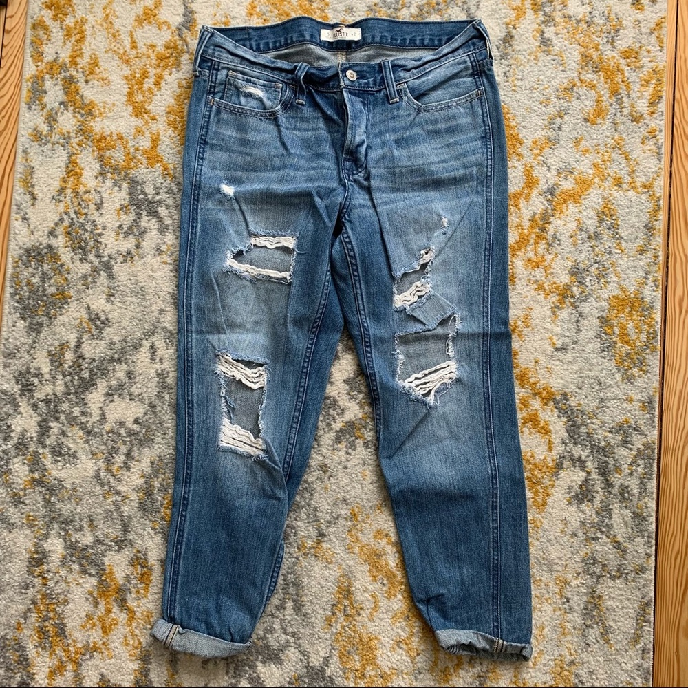 Hollister Distressed Boyfriend Jeans